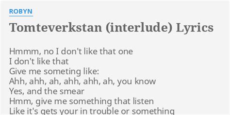 interlude Lyrics 